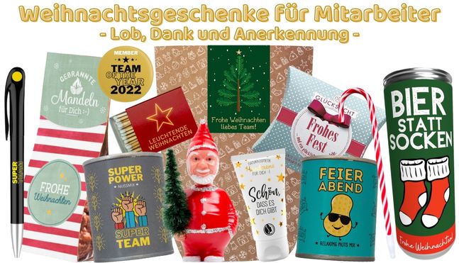 Weihnachtsgeschenke für Mitarbeiter & Kunden