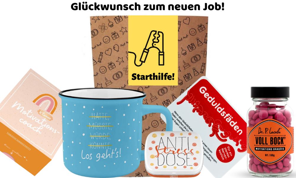 Geschenke zum neuen Job