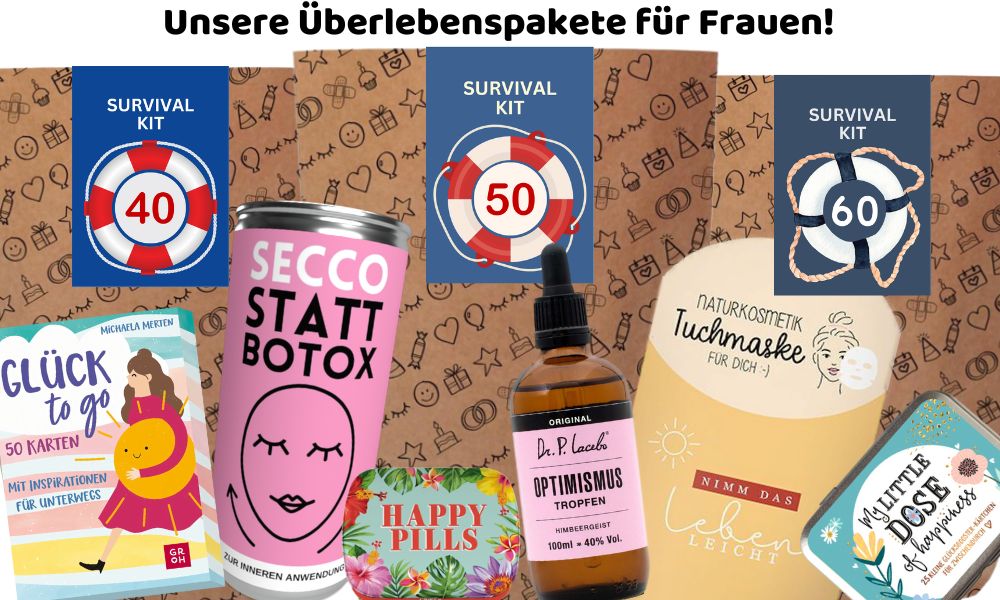 Überlebenspakete für Frauen