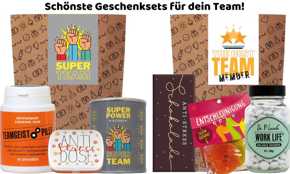 Geschenksets für euer Team