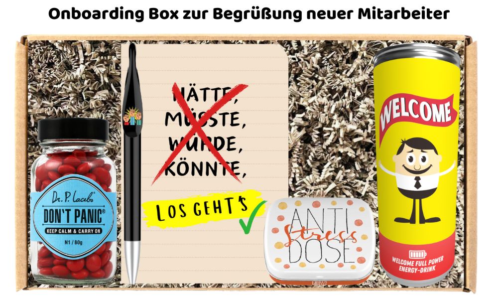 Geschenkboxen Onboarding