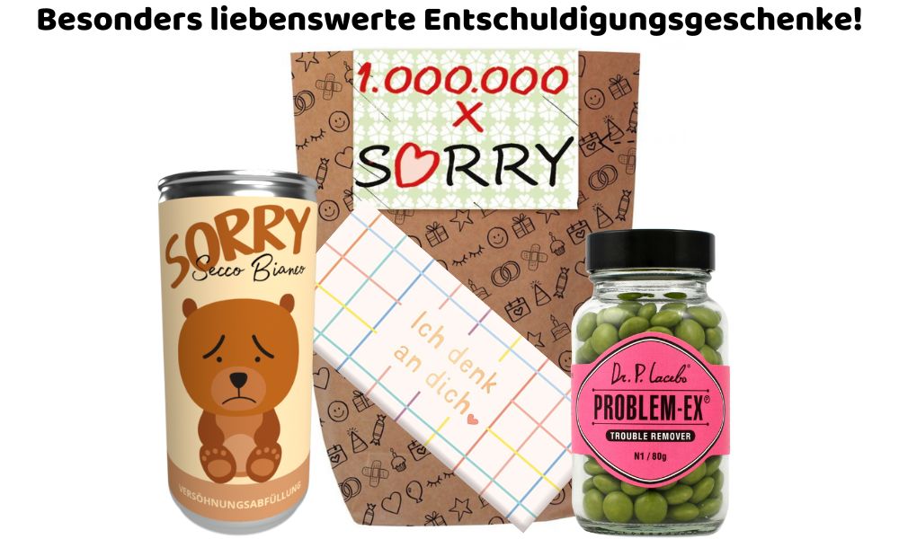 Entschuldigungs-Geschenke