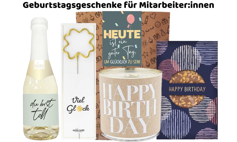 Mitarbeitergeschenke zum Geburtstag