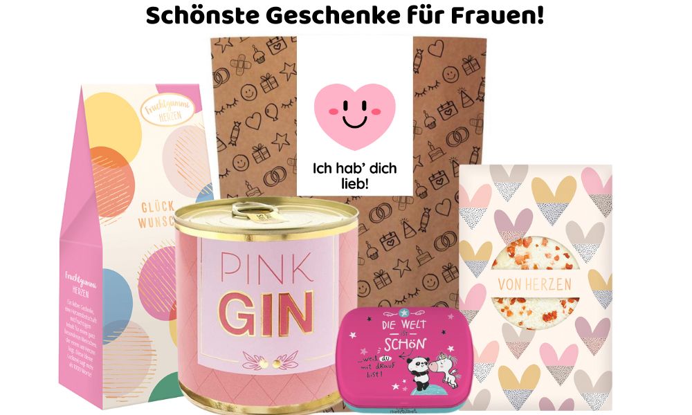 Geschenke für Frauen: kleine Geschenkideen für Damen