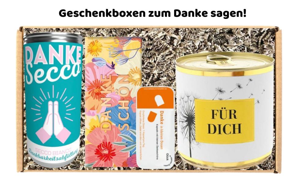 Geschenkbox Dankeschön