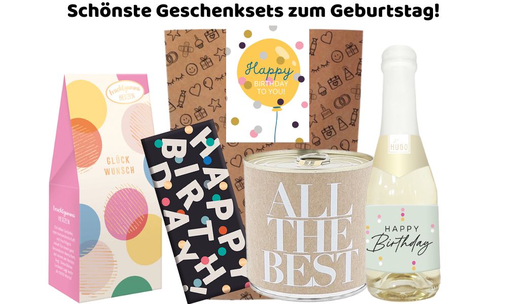 Geschenksets Geburtstag