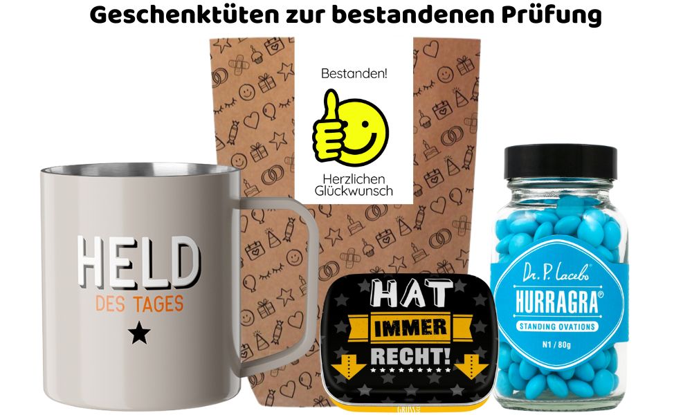Geschenksets bestandene Prüfung