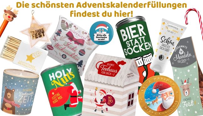 Adventskalender befüllen