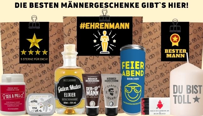 Geschenkideen Männergeschenke