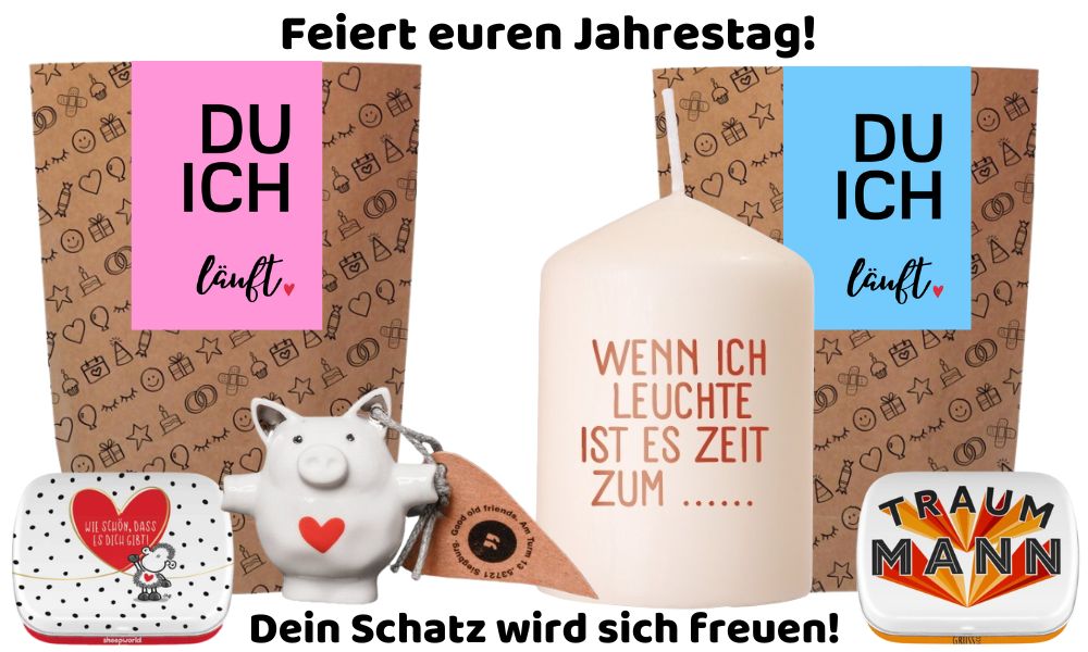 Geschenke zum Jahrestag