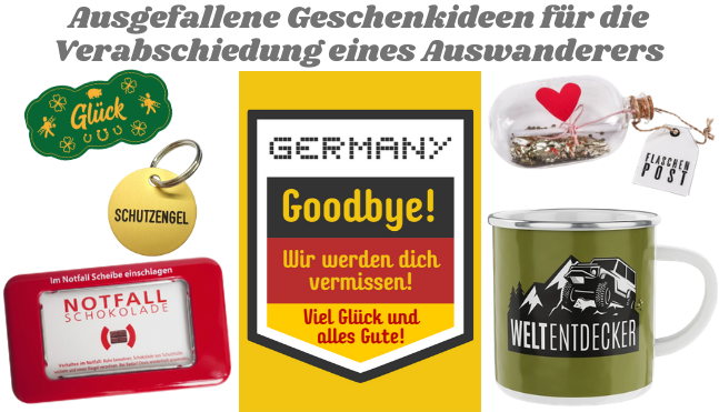 Geschenke für Auswanderer