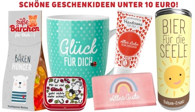 Geschenke bis € 10,-