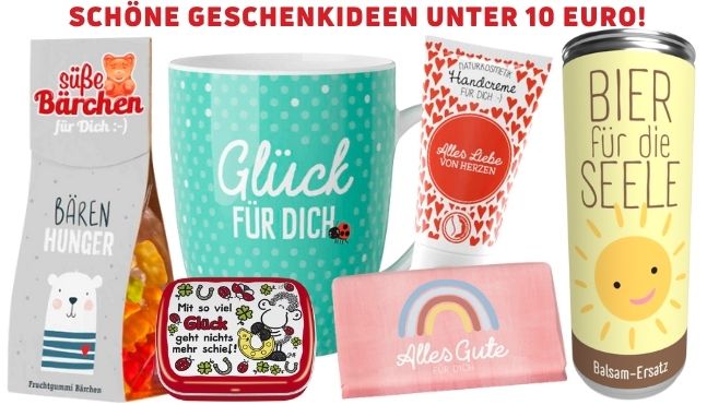 Geschenke bis € 10