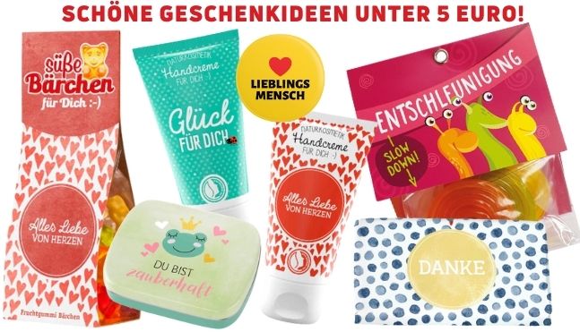 Kaufe 🎁 Geschenke für weniger als 5 Euro