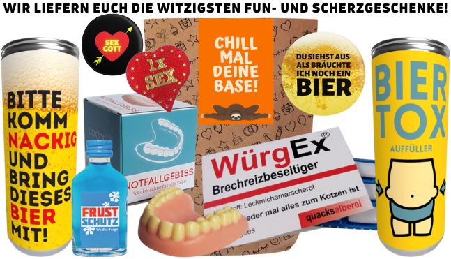 Fun- & Scherzgeschenke