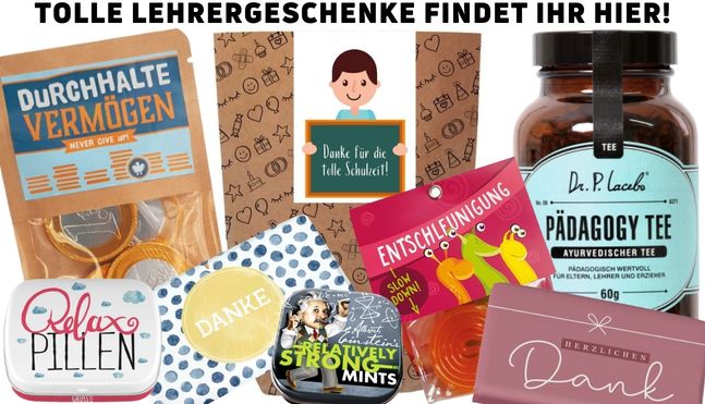 Geschenke für Lehrer