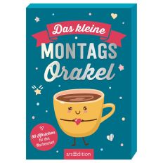 50 Kärtchen für den Wochenstart “Montags-Orakel“ – lustige Kollegengeschenk