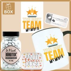 Geschenkbox Mitarbeitergeschenk – „The Best Team – Member“ (Set 5)