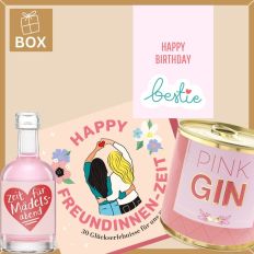  Geschenkbox zum Geburtstag – „Happy Birthday Bestie“ (Set 3)