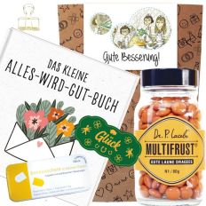 Geschenktüte Gute Besserung – Geschenkset zum Aufmuntern (Set 3)