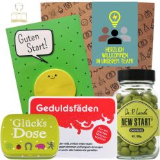 Geschenktüte Onboarding – Begrüßungsgeschenk  „Willkommen im Team“ (Set 7)