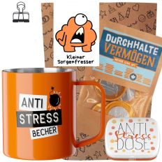 Geschenktüte zur Aufmunterung - Kleiner Sorgenfresser (Set 4)