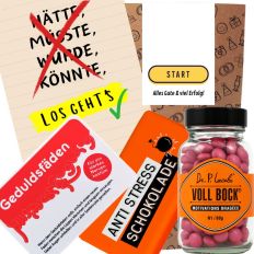 Geschenktüte Onboarding – Willkommensgeschenk  „Start-Button“ (Set 1) 