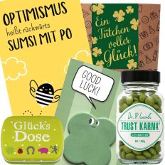 Geschenktüte viel Glück – Geschenk „Ein Tütchen voller Glück!“ (Set 6)