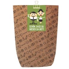 Geschenktüte „Schön, dass du wieder da bist!“ – zum Befüllen