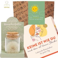 Geschenktüte Trostspender „Damit die Sonne für dich scheint“ (Set 8)