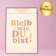 Herz-Bonbons Bleib wie Du bist!