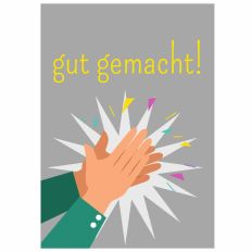 Minicard zur Belohnung „Gut gemacht!“