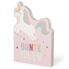 Notizblock Einhorn - Bunte Ideen