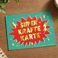 Postkarte “Superkräfte Karte“ - Mutmacher