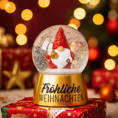 Schneekugel Fröhliche Weihnachten - Edition 2025 (Wichtel)