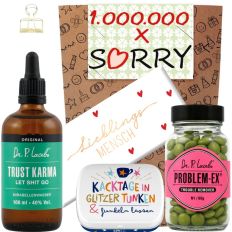 Geschenktüte Entschuldigung – Geschenk „1.000.000 x Sorry“ (Set 11)