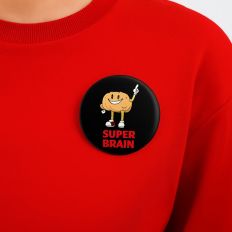 Ansteckbutton SUPER BRAIN