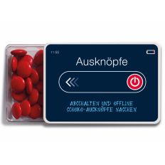 Schokolinsen AUSKNÖPFE