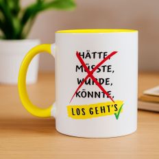 Becher LOS GEHT`S