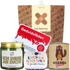 Geschenktüte Gute Besserung – Geschenkset zum Aufmuntern (Set Pflaster 3)