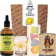 Geschenktüte zur Einweihung „Alles Gute in der neuen Bumsbude“ (Set 3)