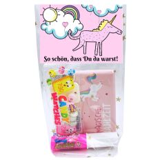 Befüllte Mitgebseltüte SCHÖN, DASS DU DA WARST! - Einhorn # 5