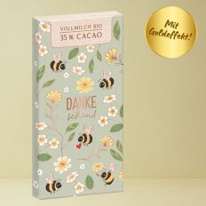 Bio-Vollmilchschokolade 80g DANKESCHÖN!