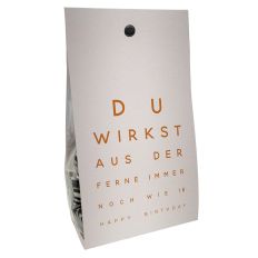 Schwarz-Weiss-Bonbons DU WIRKST AUS DER FERNE