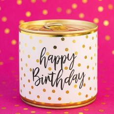 Cancake HAPPY BIRTHDAY DOTS - Zitronenkuchen