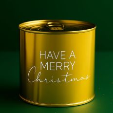 Cancake HAVE A MERRY CHRISTMAS - Brownie