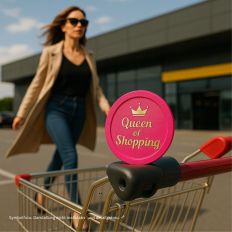 Einkaufswagenchip QUEEN OF SHOPPING