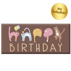 Schokolade 30g BIRTHDAY - Katzen