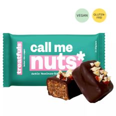 Dunkle Haselnuss Schoko Riegel „Call me nuts“