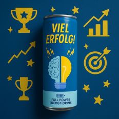 Energy Drink VIEL ERFOLG!
